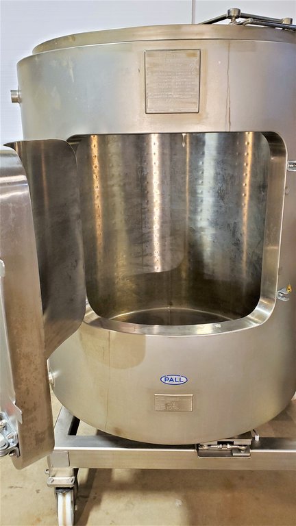 Used Pall Life Sciences L Stainless Steel Jacketed Tank