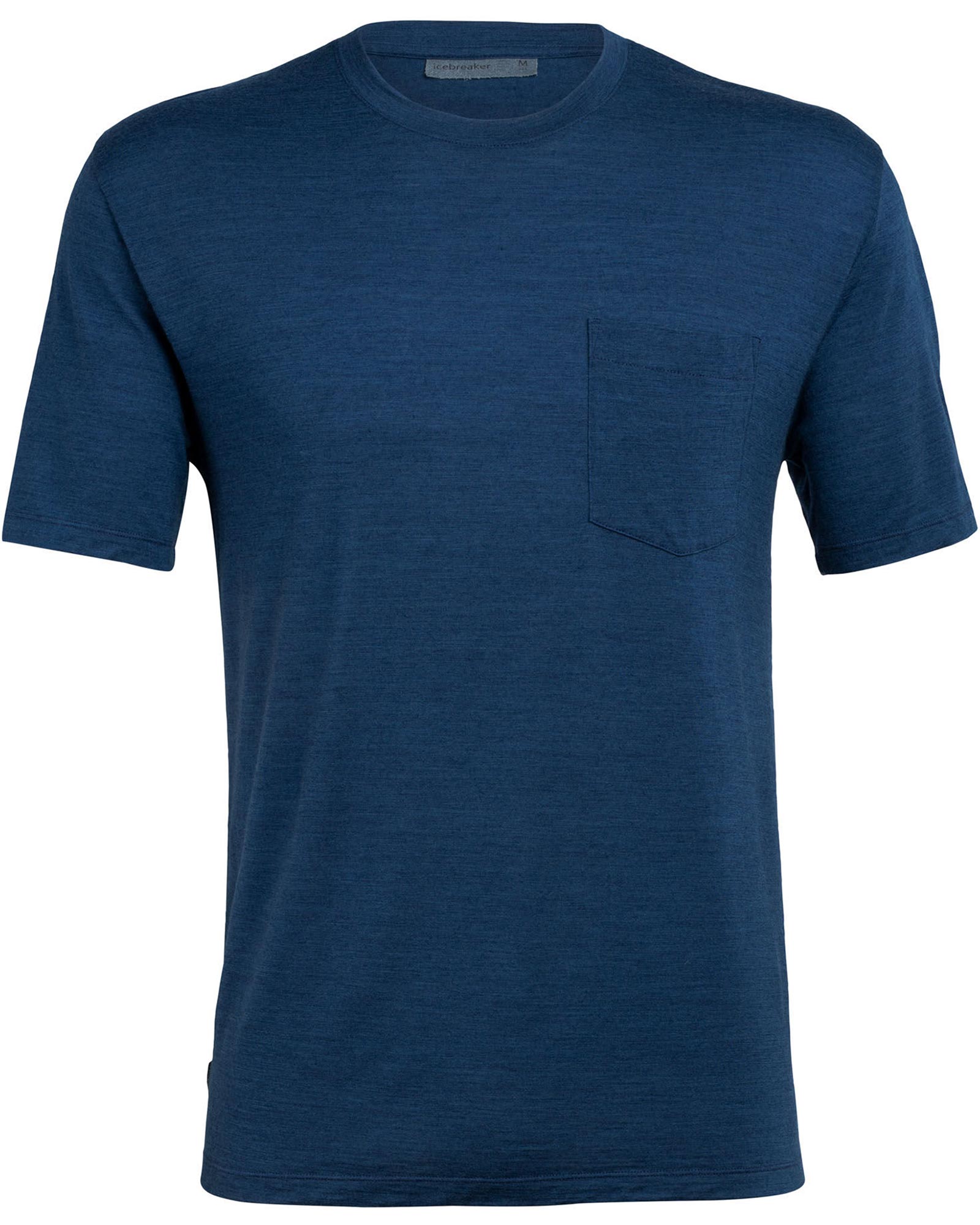 icebreaker Nature Dye Drayden Pocket Men’s T Shirt - True Indigo S