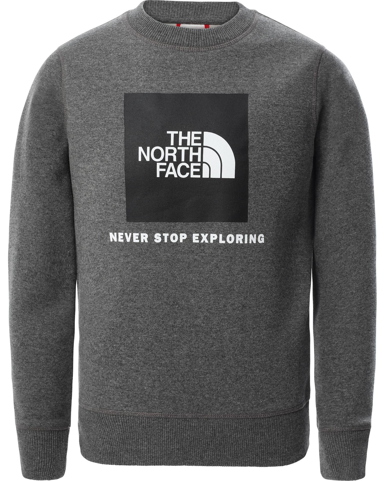 The North Face Box Drew Peak Kids’ Crew - TNF Medium Grey Heather M