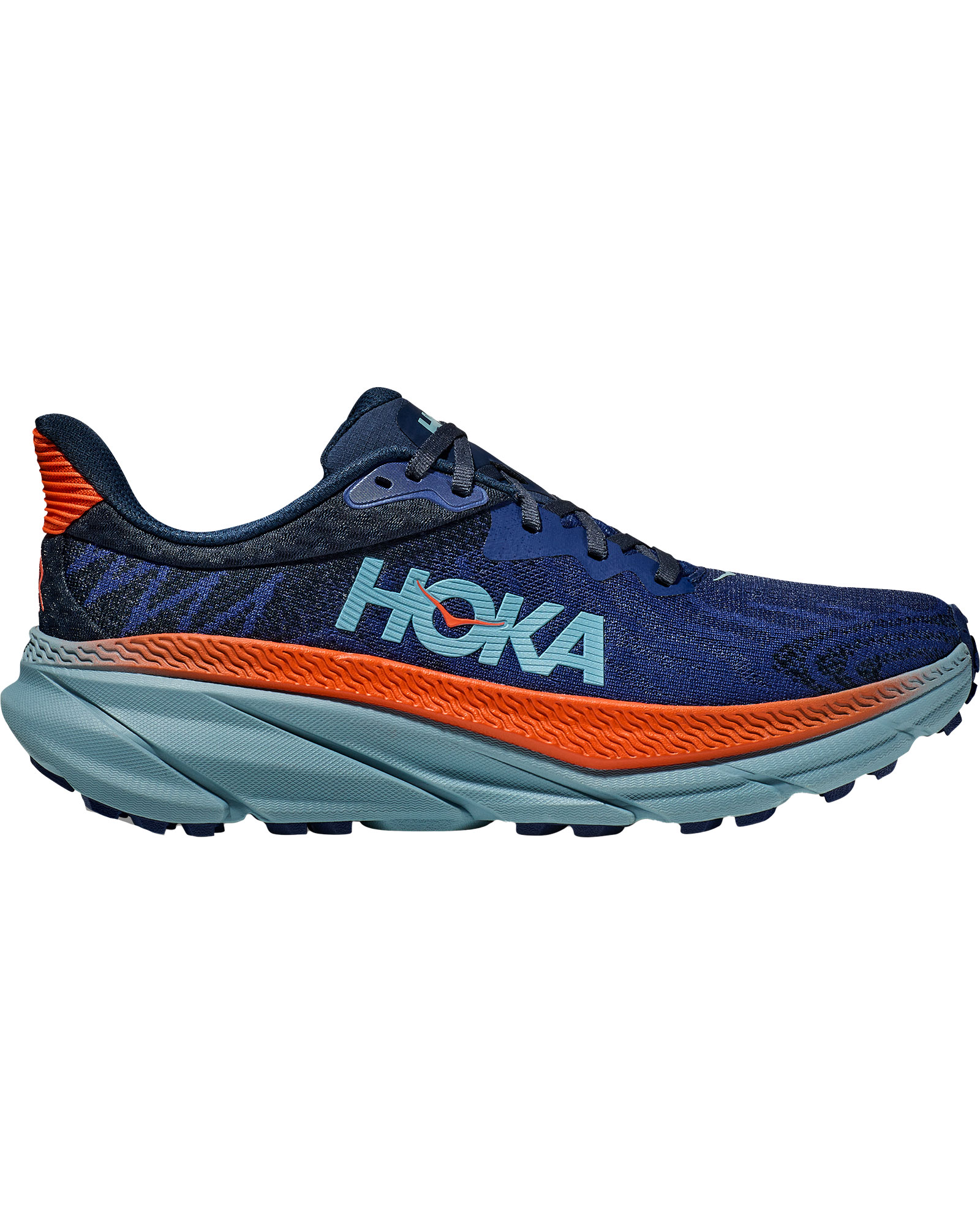 Hoka Challenger 7 Men’s Trail Shoes - Bellwether Blue/Stone Blue UK 7.5
