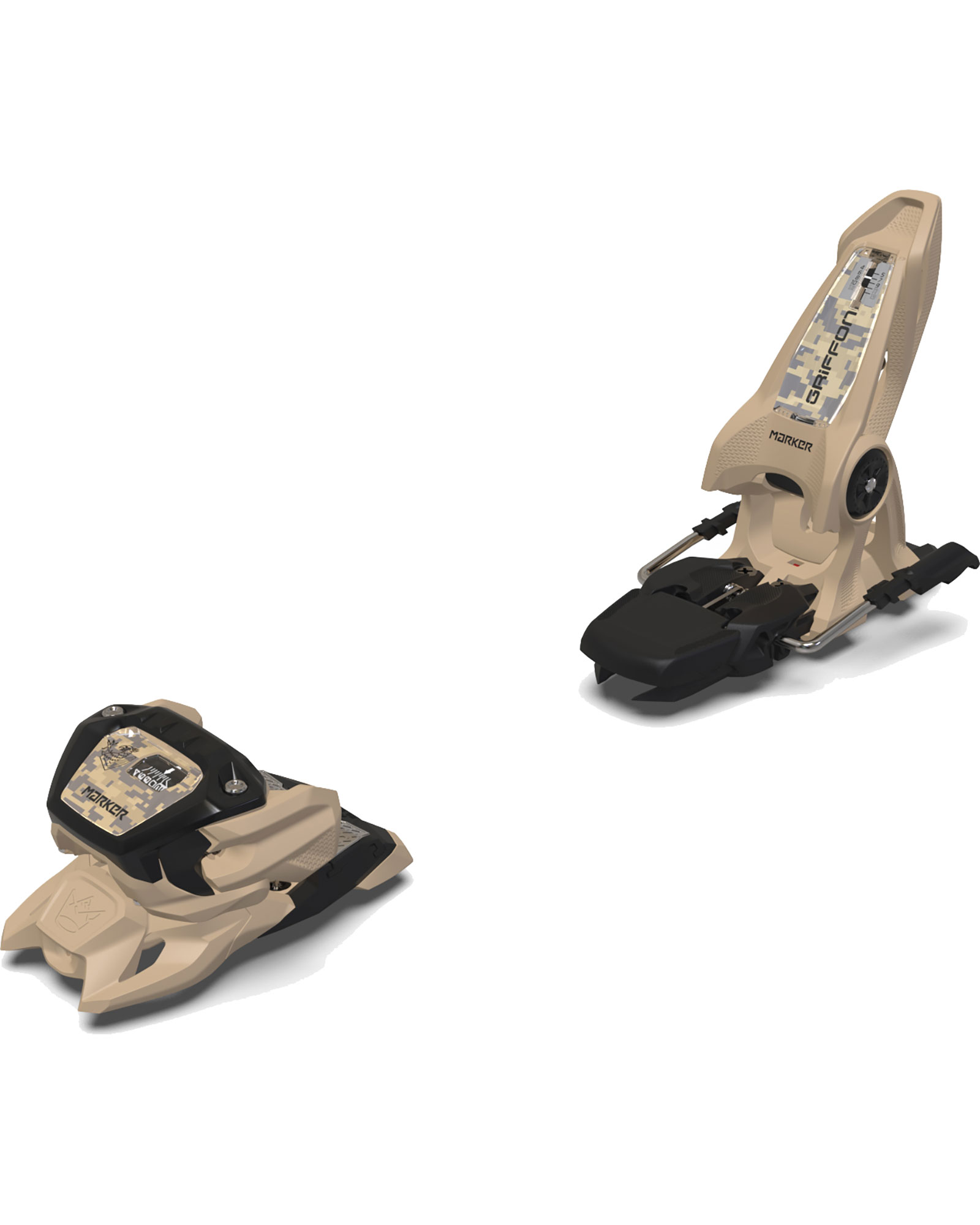 Marker Griffon 13 ID Ski Bindings 2023 - Tan 110mm