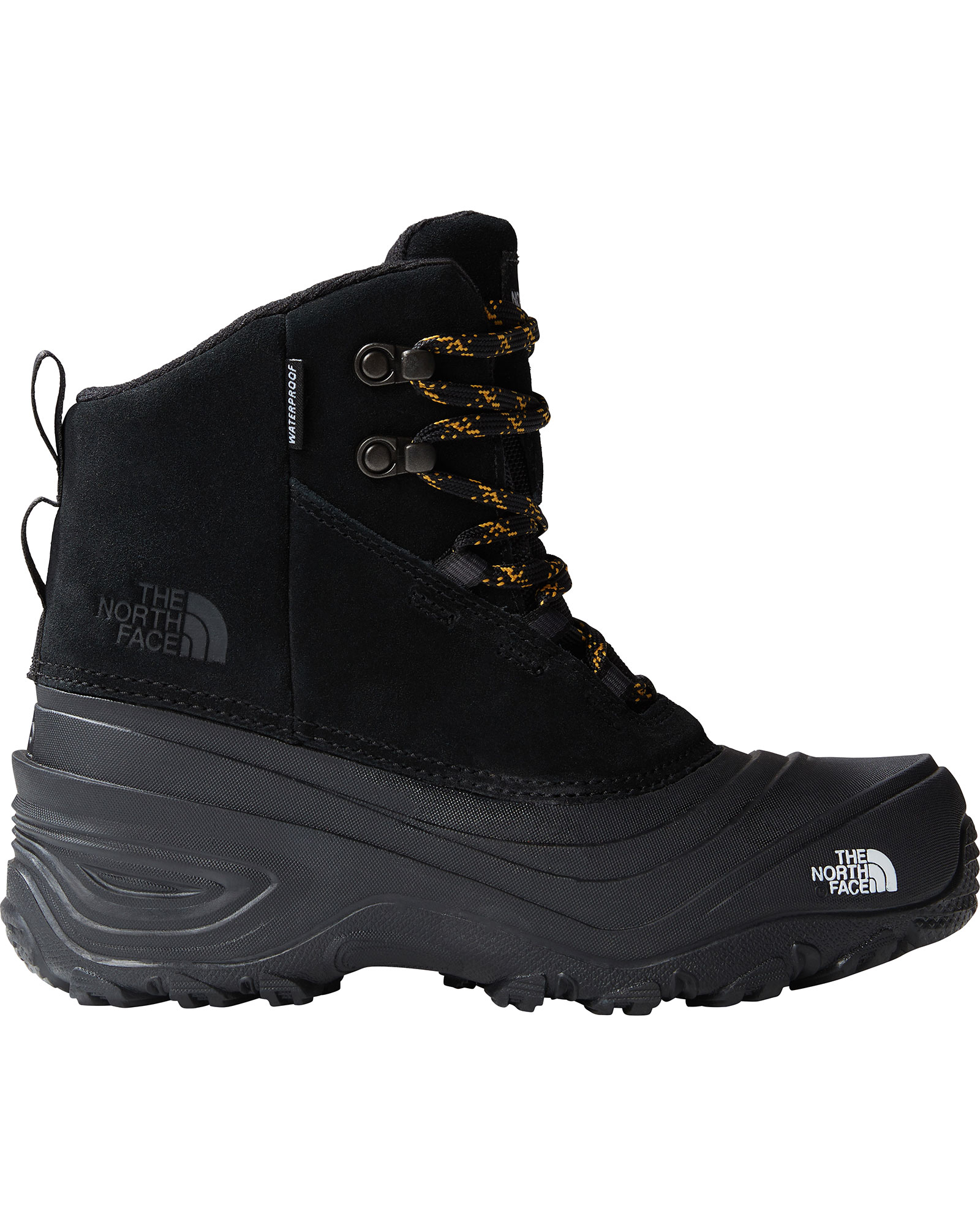 The North Face Youth Chilkat V Lace Waterproof Kid’s Boots - TNF Black/TNF Black UK 13 INF