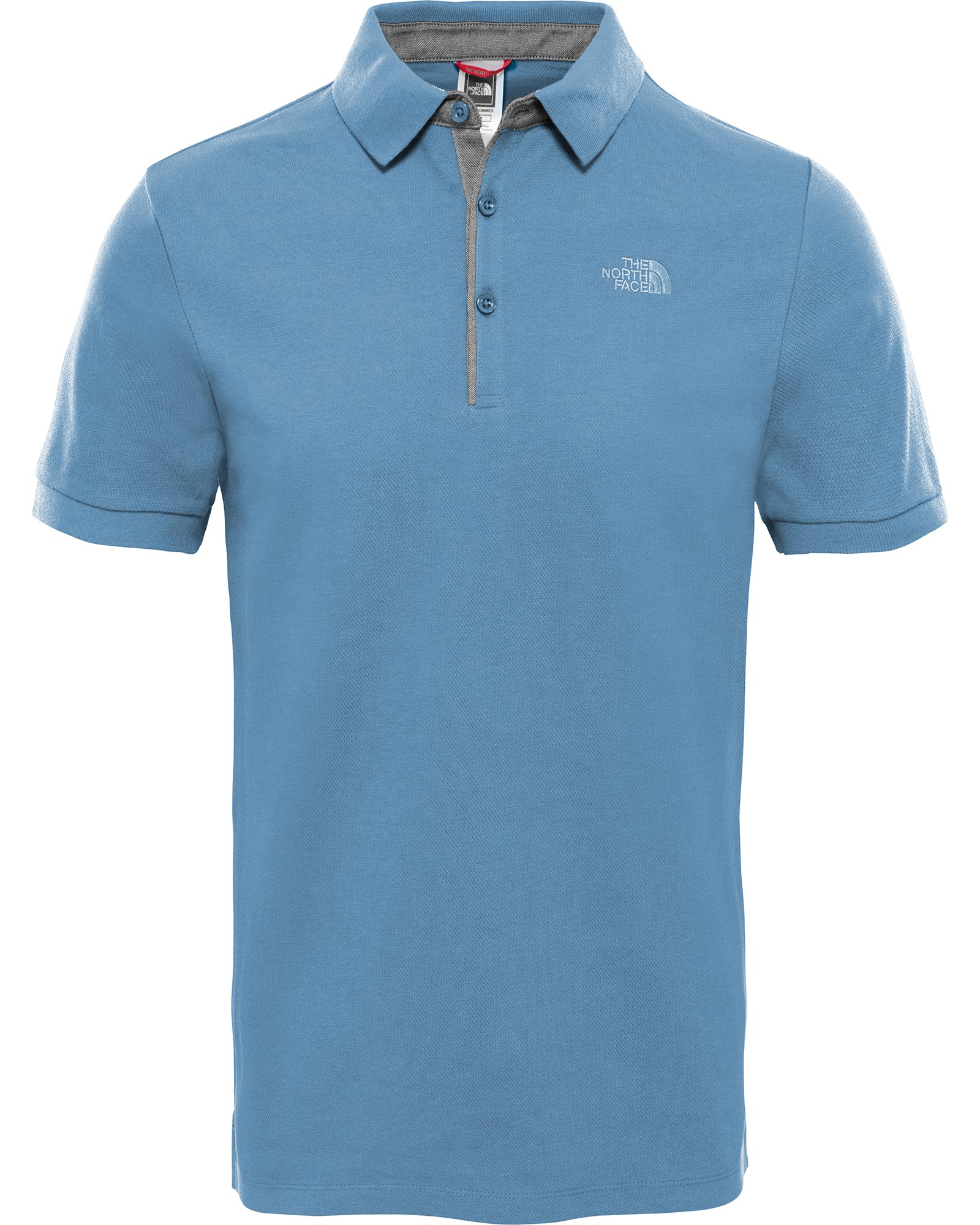 The North Face Premium Men’s Piquet Polo T Shirt - Moonlight Blue S
