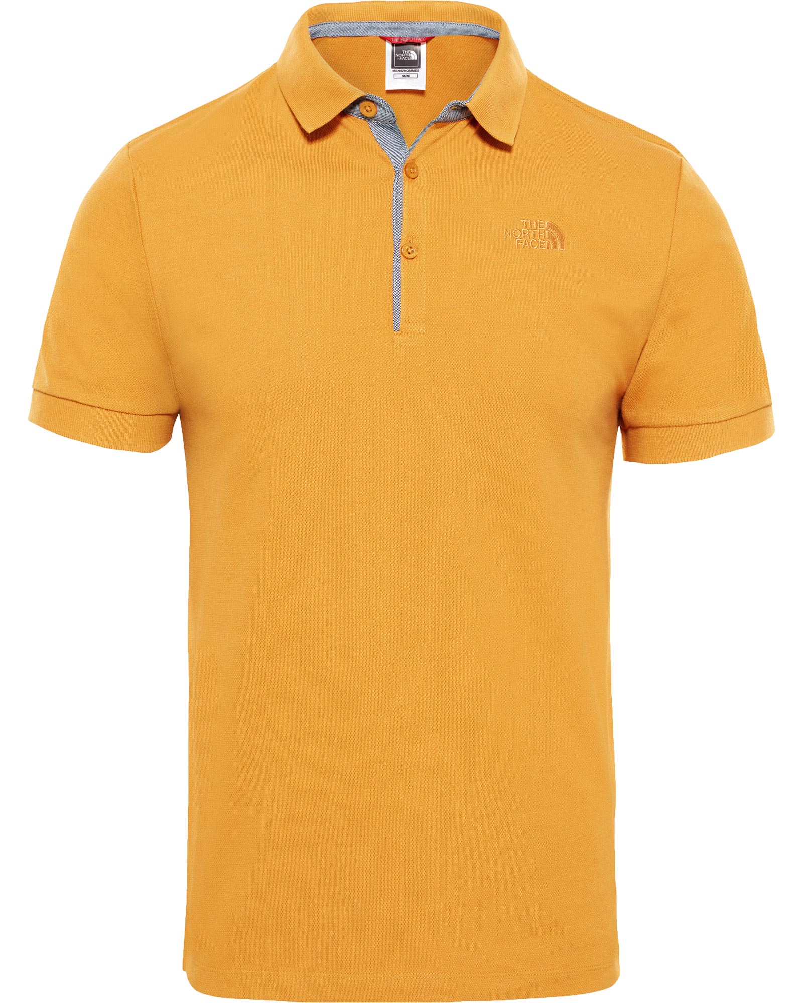 The North Face Premium Men’s Piquet Polo T Shirt - Citrine Yellow S
