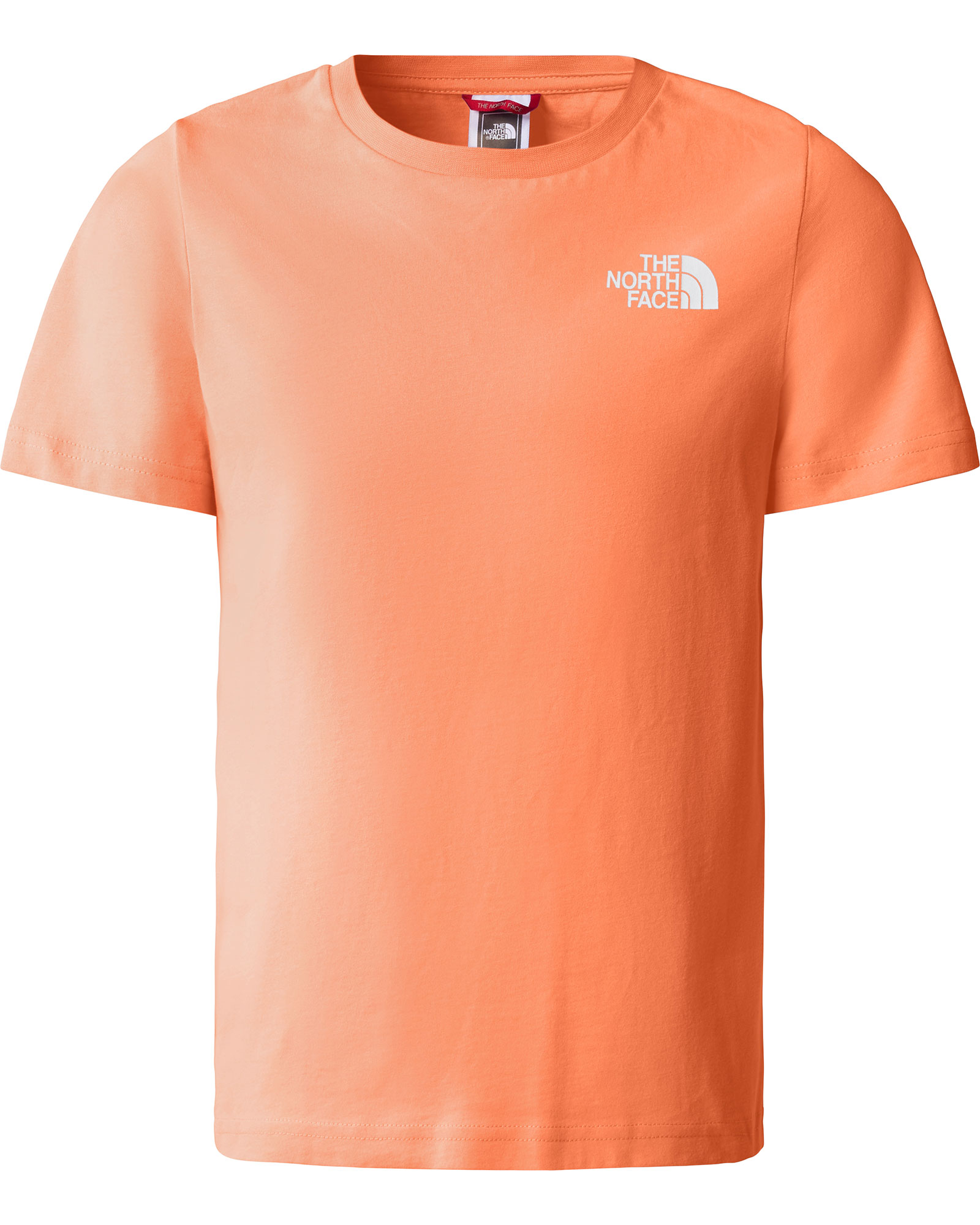The North Face Girl’s Relaxed Redbox T Shirt - Dusty Coral Orange M