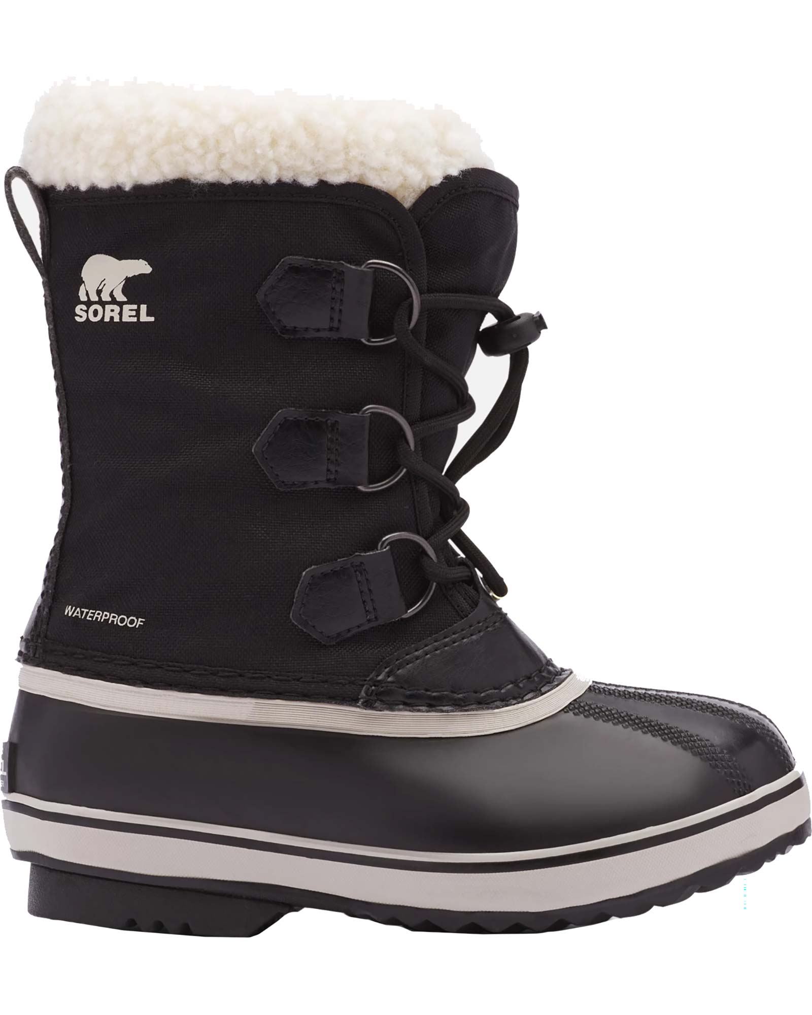 Sorel Yoot Pac Nylon Kids’ Snow Boots - black UK 5