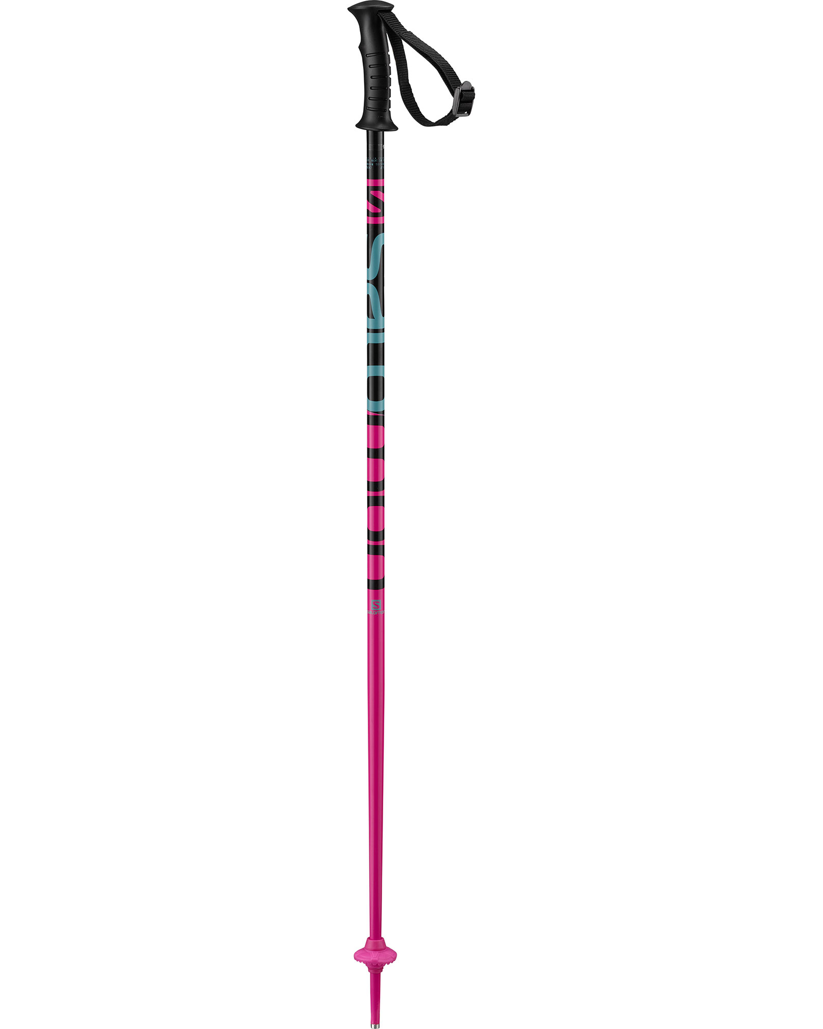 Salomon Kaloo Youth Ski Poles - Pink 100cm