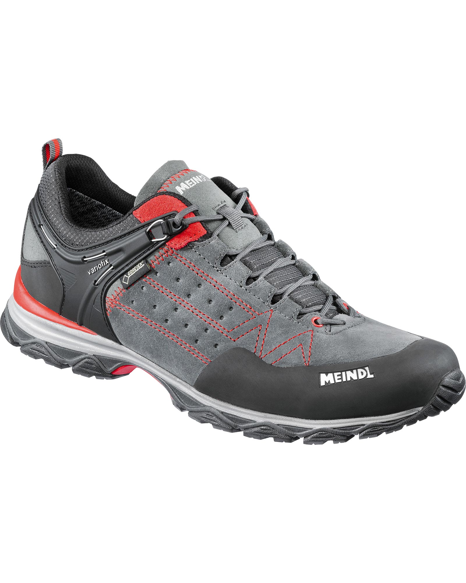 Meindl Ontario GORE TEX Men’s Shoes - Red/Anthracite UK 7.5