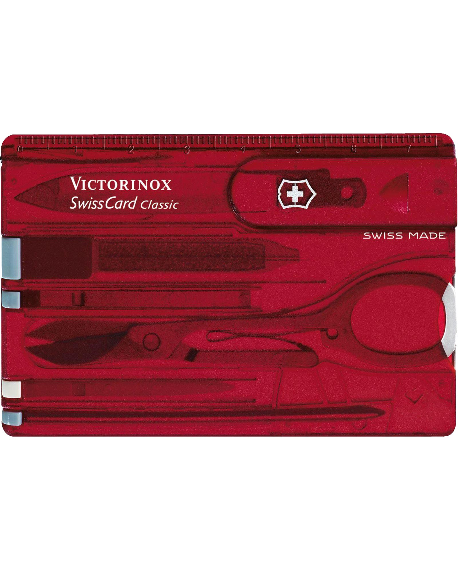 Victorinox Jelly Swiss Card - Red Trasparent