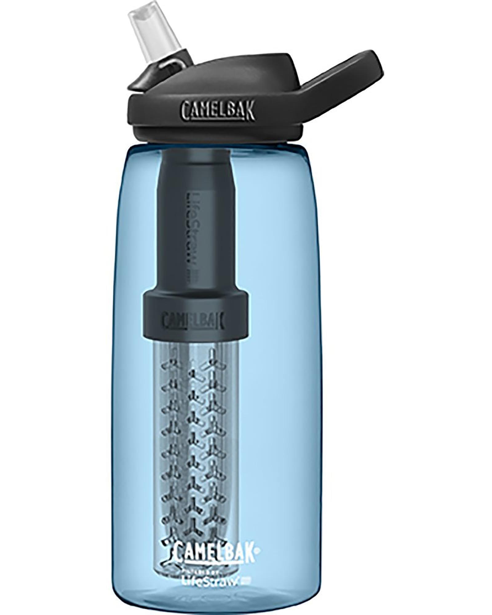 CamelBak eddy+ 1L Water Filter Bottle by Lifestraw - True Blue