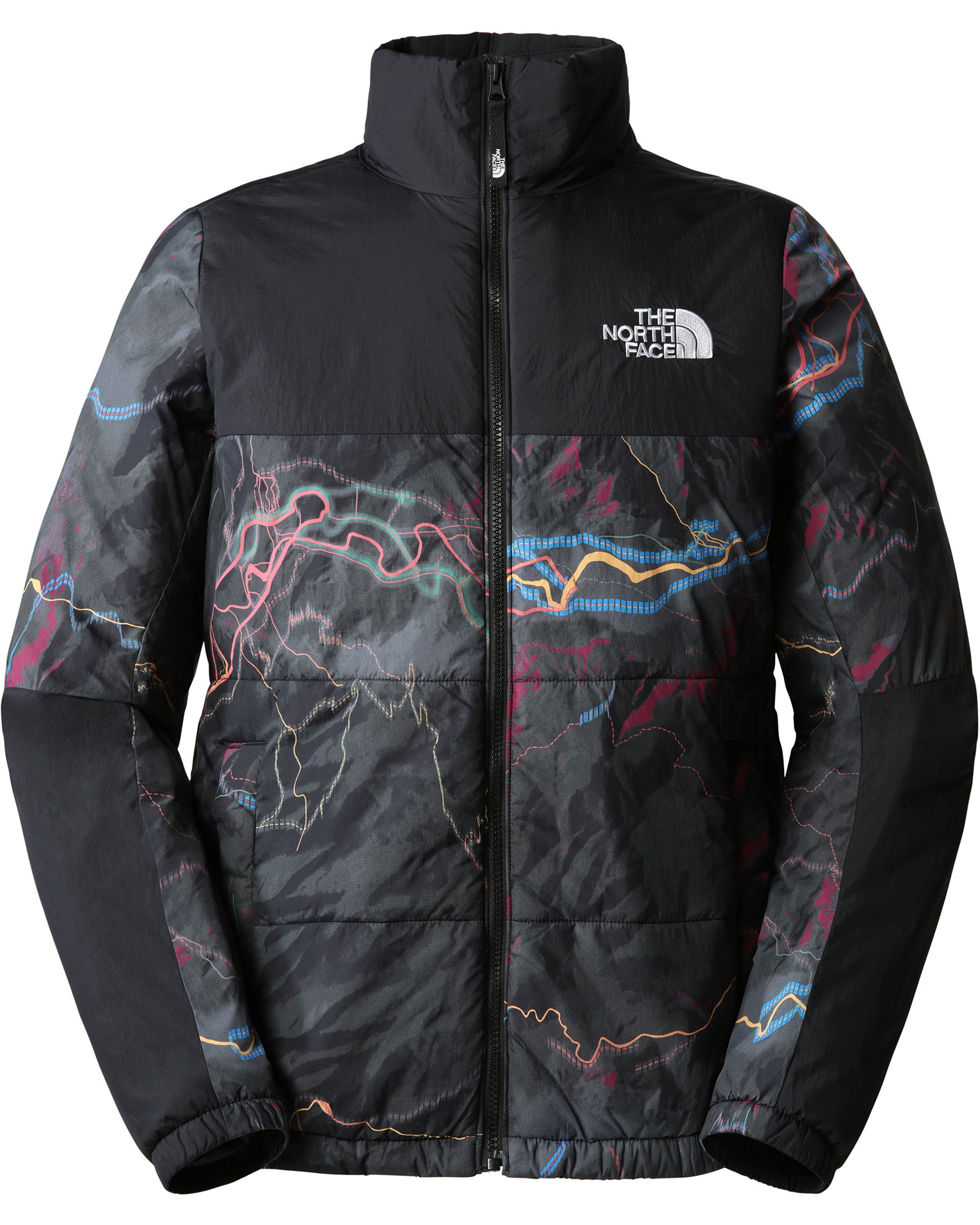 The North Face Men’s Gosei Puffer Jacket Print - TNF Black Trail Print M
