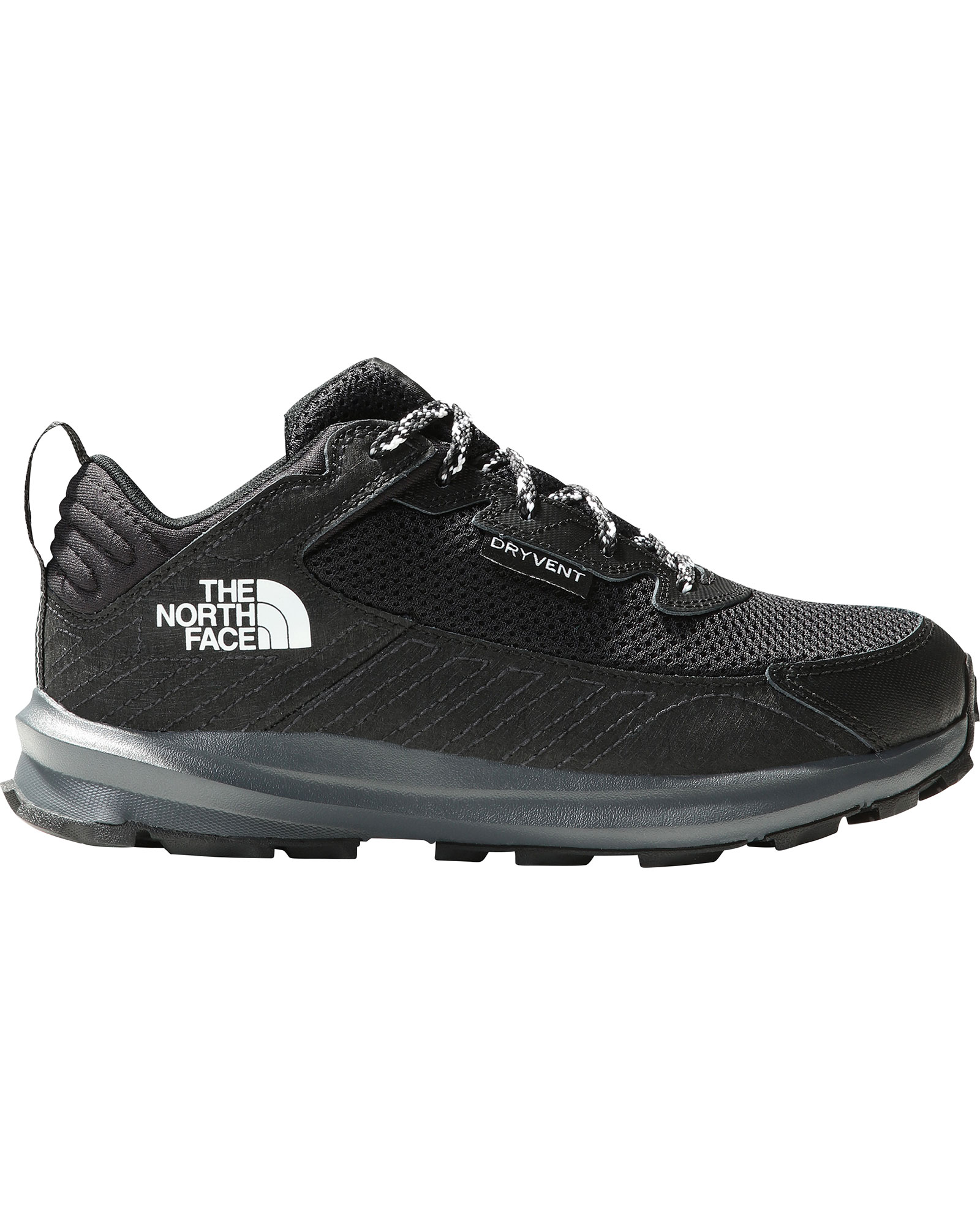 The North Face Youth Fastpack Hiker Kid’s Waterproof Shoes - TNF Black/TNF Black UK 3