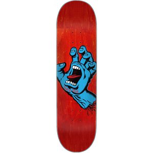 Santa Cruz Screaming Hand Red 8.0" Skateboard Deck