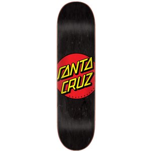 Santa Cruz Classic Dot Black 8.25" Skateboard Deck