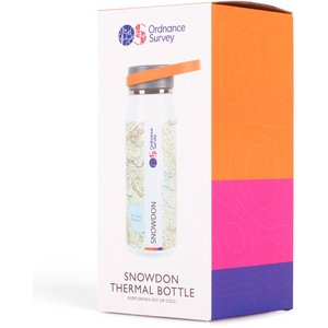 Ordnance Survey Thermal Bottle - Snowdon