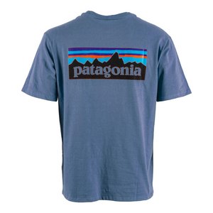 Patagonia Men's Long-Sleeved P-6 Logo Responsibili-Tee - Sedge Green