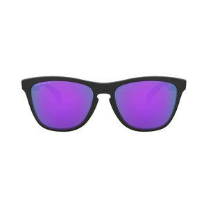 Oakley Frogskins Matte Black / Prizm Violet Sunglasses