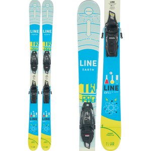 Line Wallisch Shorty Youth Skis + FDT 7.0 Bindings 2024