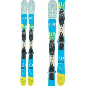 Line Wallisch Shorty Youth Skis + FDT 4.5 Bindings 2024