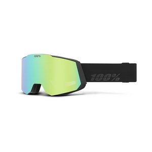 100% Essentail Black / HiPER Grey-Blue Green ML Mirror + HiPER Pink Turquoise ML Mirror Goggles