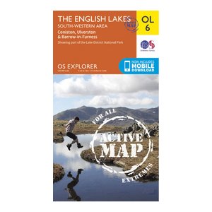 Ordnance Survey The English Lakes - South Western Area - OS Explorer Active OL6 Map