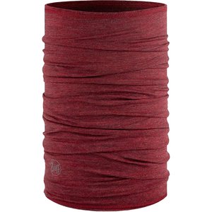 Buff Merino Wool 125 Move Neck Warmer - Mars Red Multi Stripes