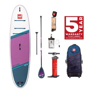 Red 10.6 Ride Purple Inflatable Paddleboard Package - Hybrid Tough Paddle 22