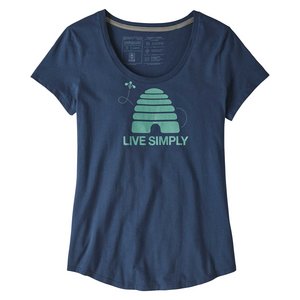 Patagonia Women's Live Simply Hive Organic Scoop T-Shirt