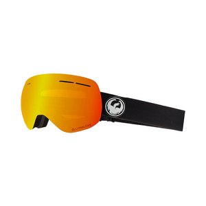Snowboard Brille Goggle DRAGON X2 Schneebrille 2020 black/lumalens red ionized 