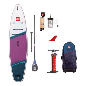 Red 11.3 Sport Purple Inflatable Paddleboard Package - Prime Paddle 22