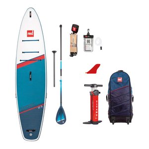 Red 11.3 Sport Inflatable Paddleboard Package - Hybrid Tough Paddle  22