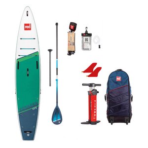Red 13.2 Voyager Plus Inflatable Paddleboard Package - Hybrid Tough Paddle 22