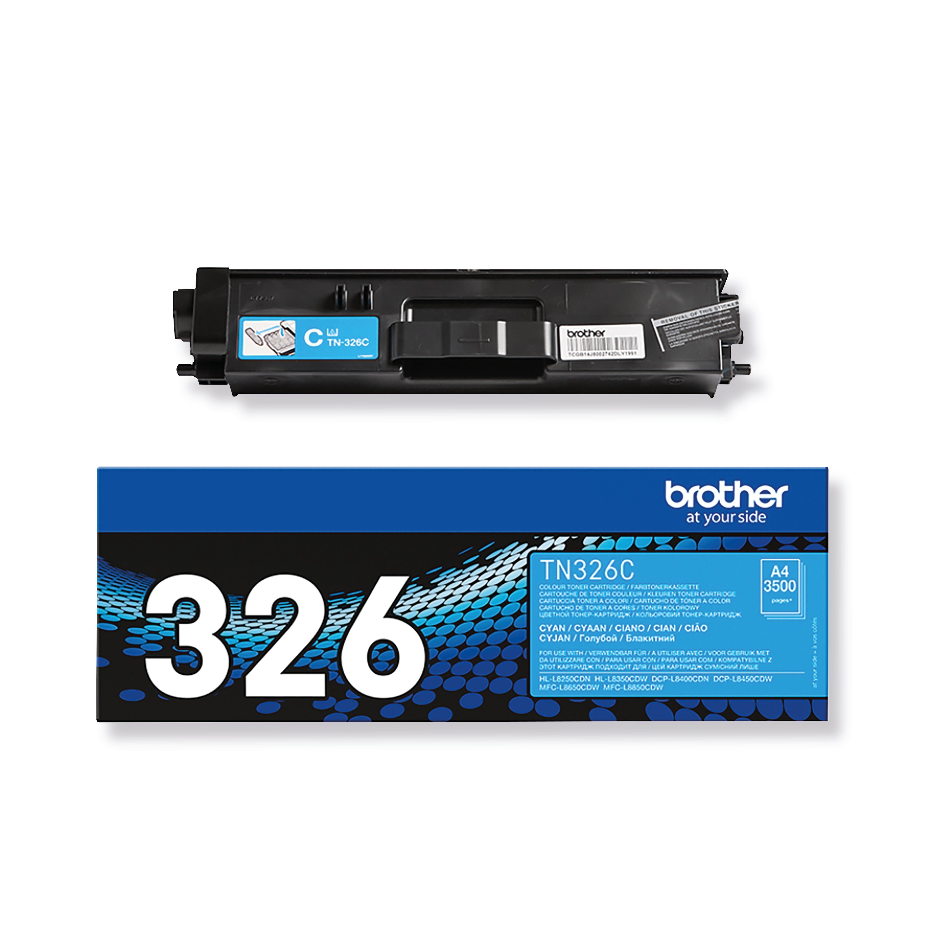 Image of Brother TN-326C Toner Cartridge High Yield Cyan TN326C