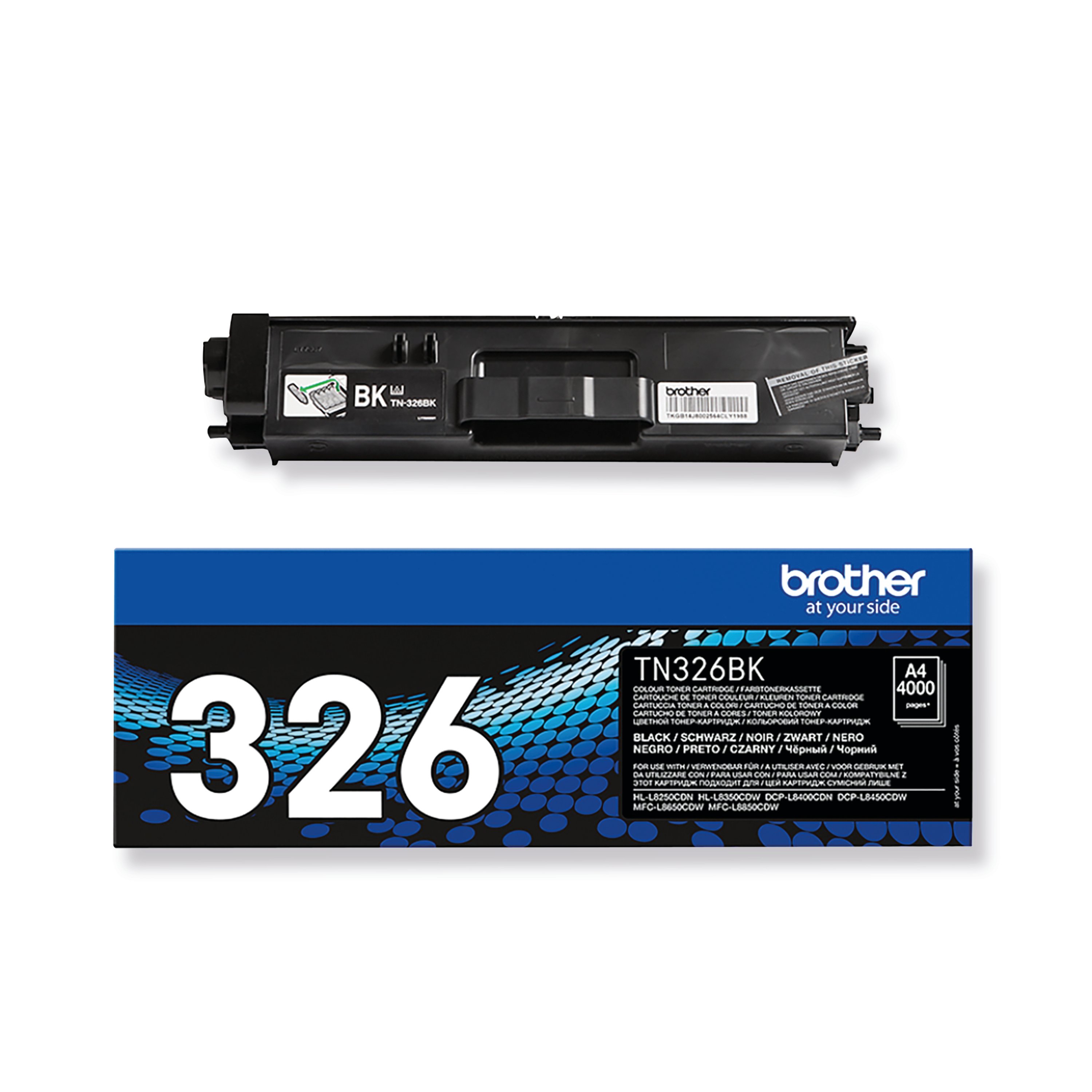 Image of Brother TN-326BK Toner Cartridge High Yield Black TN326BK