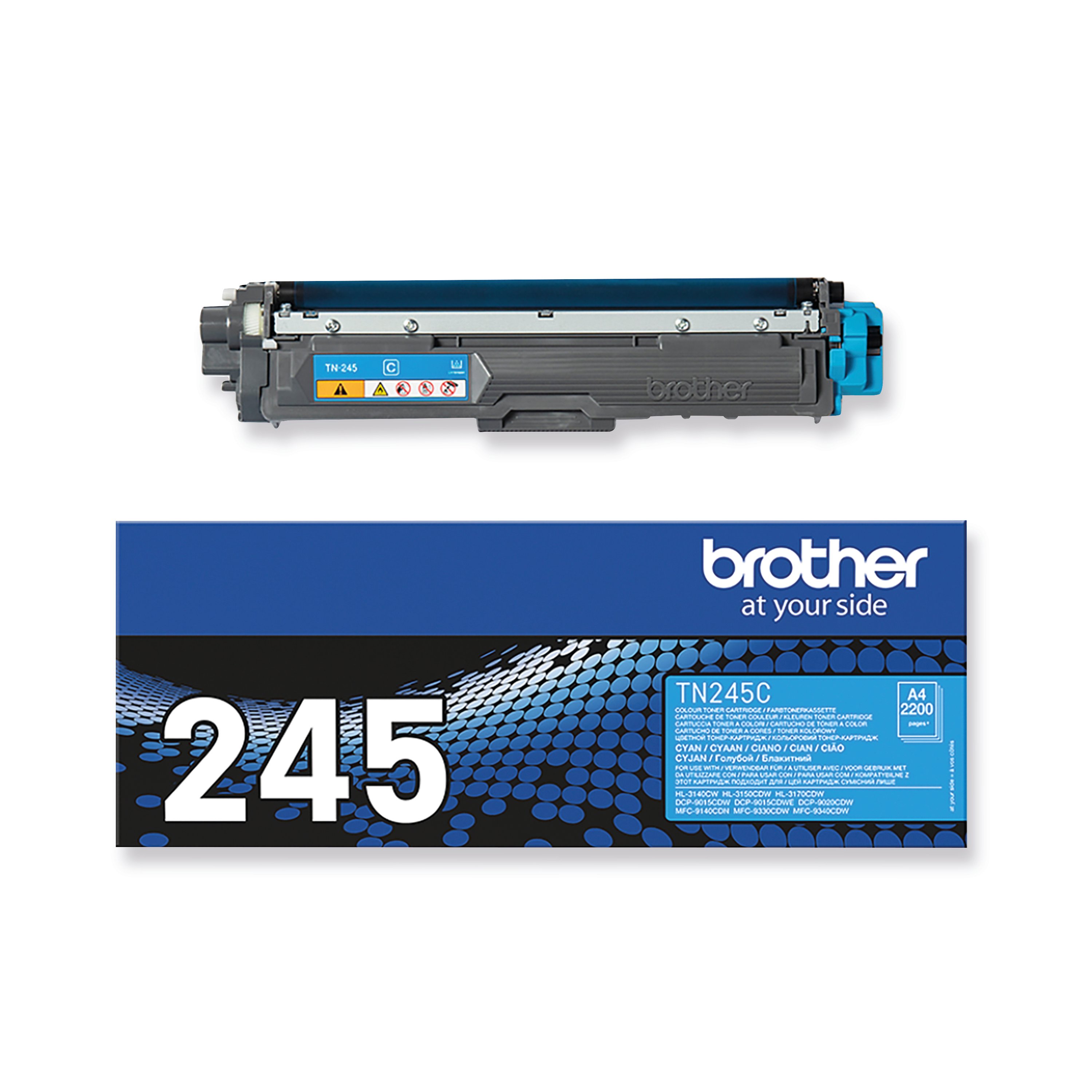 Image of Brother TN-245C Toner Cartridge High Yield Cyan TN245C