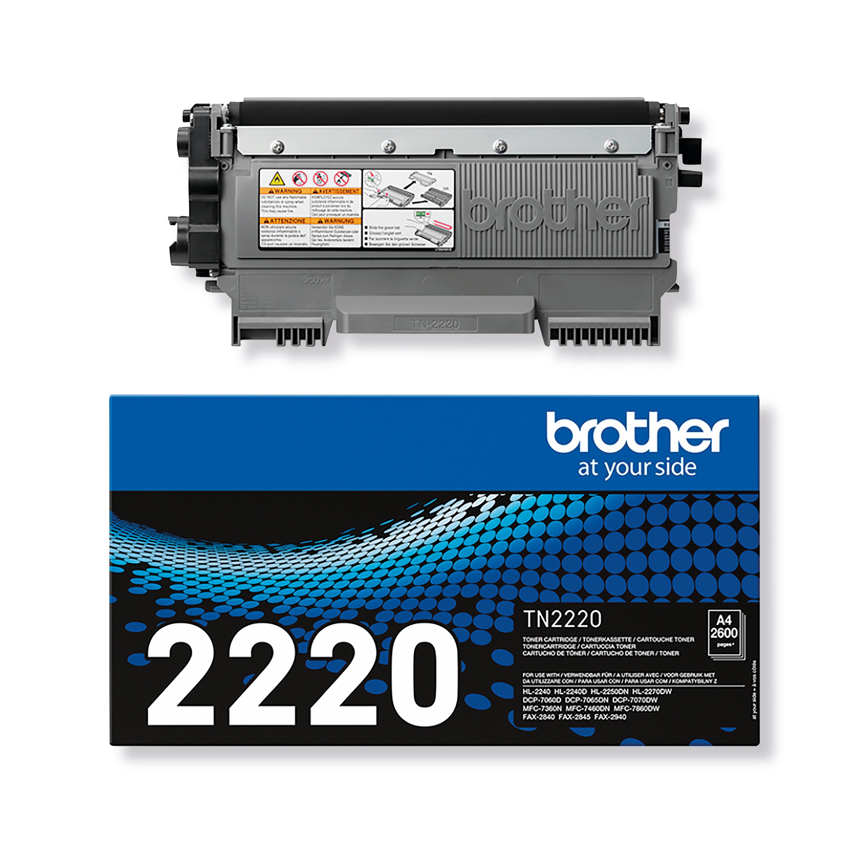 Image of Brother TN-2220 Toner Cartridge High Yield Black TN2220