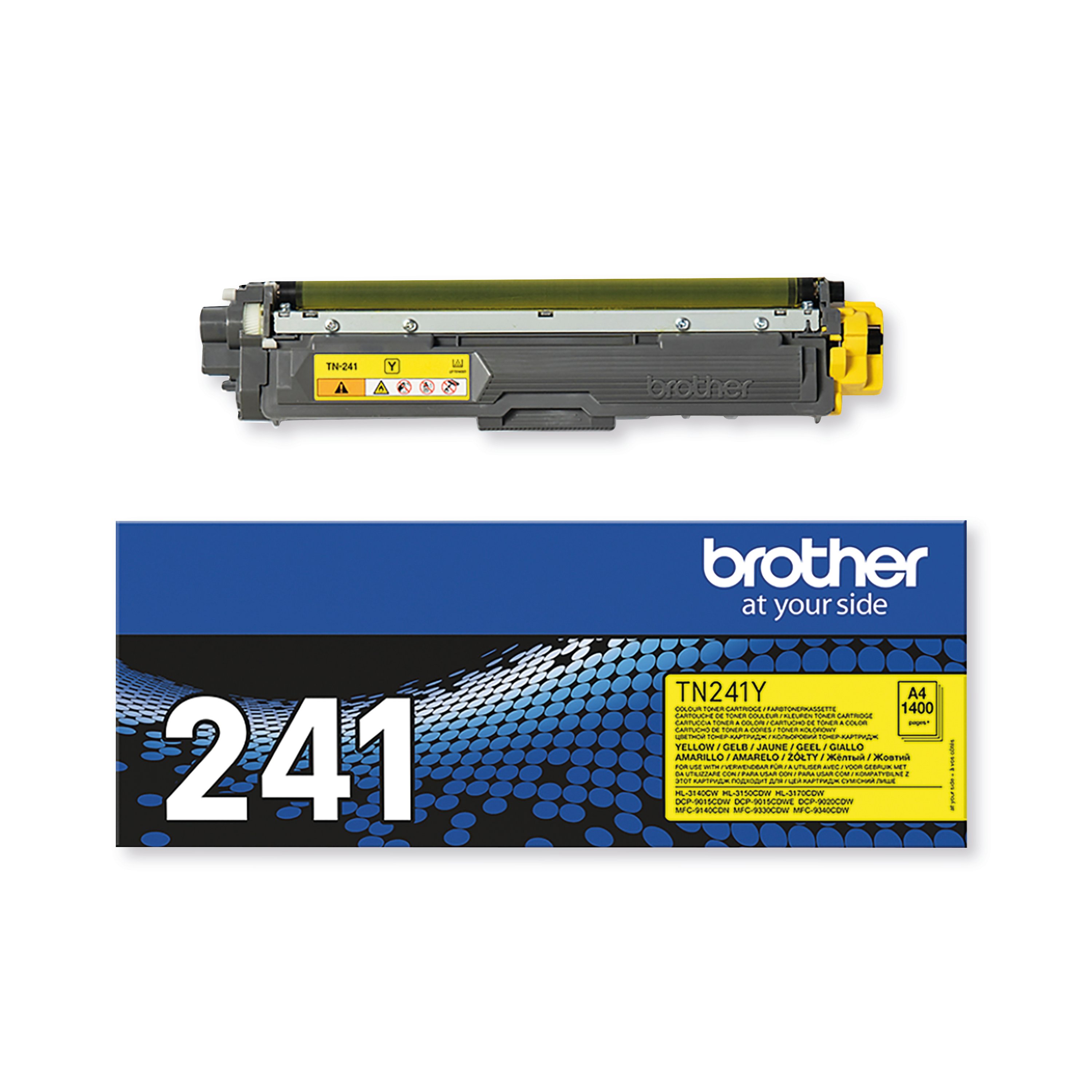 Image of Brother TN-241Y Toner Cartridge Yellow TN241Y