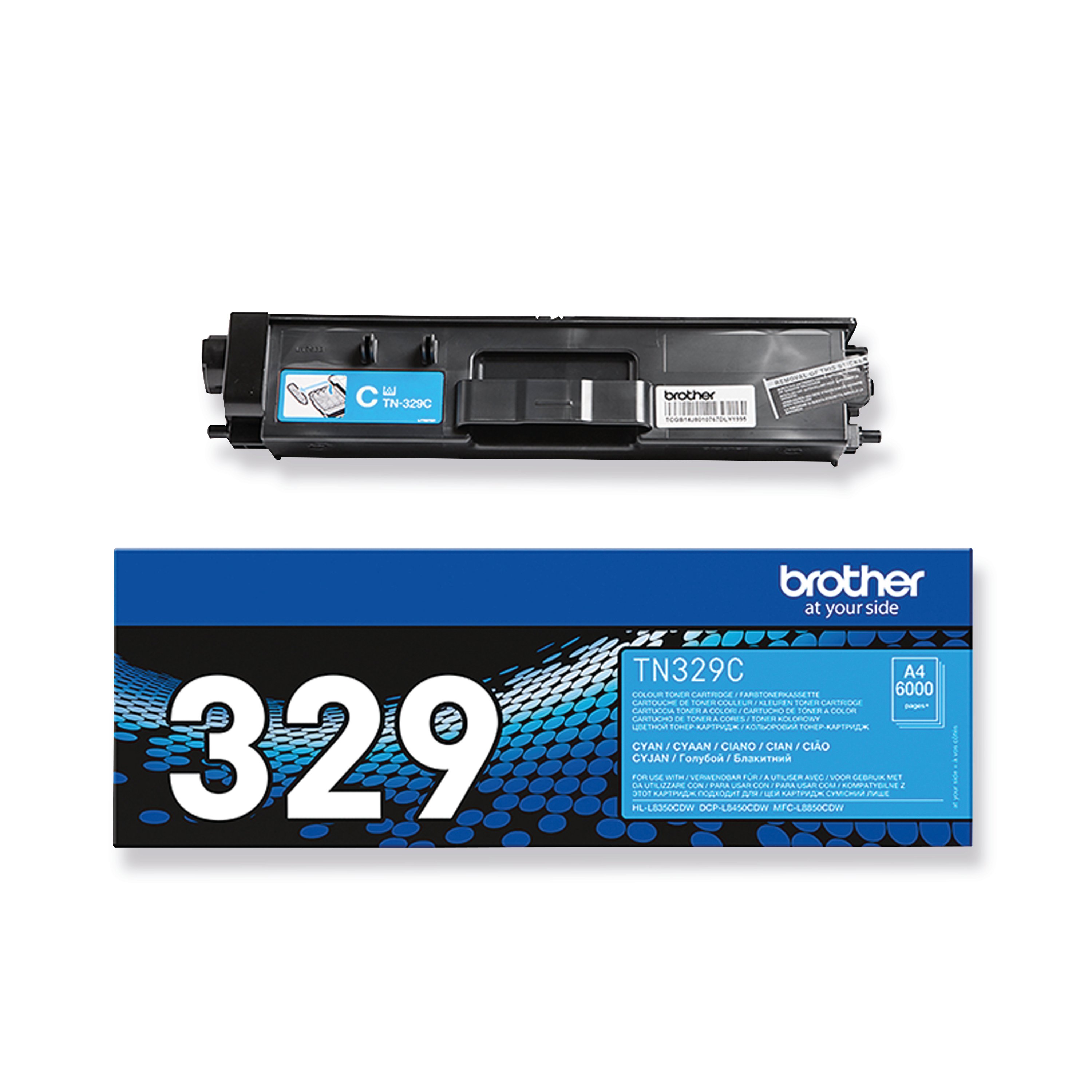 Image of Brother TN-329C Toner Cartridge Super High Yield Cyan TN329C