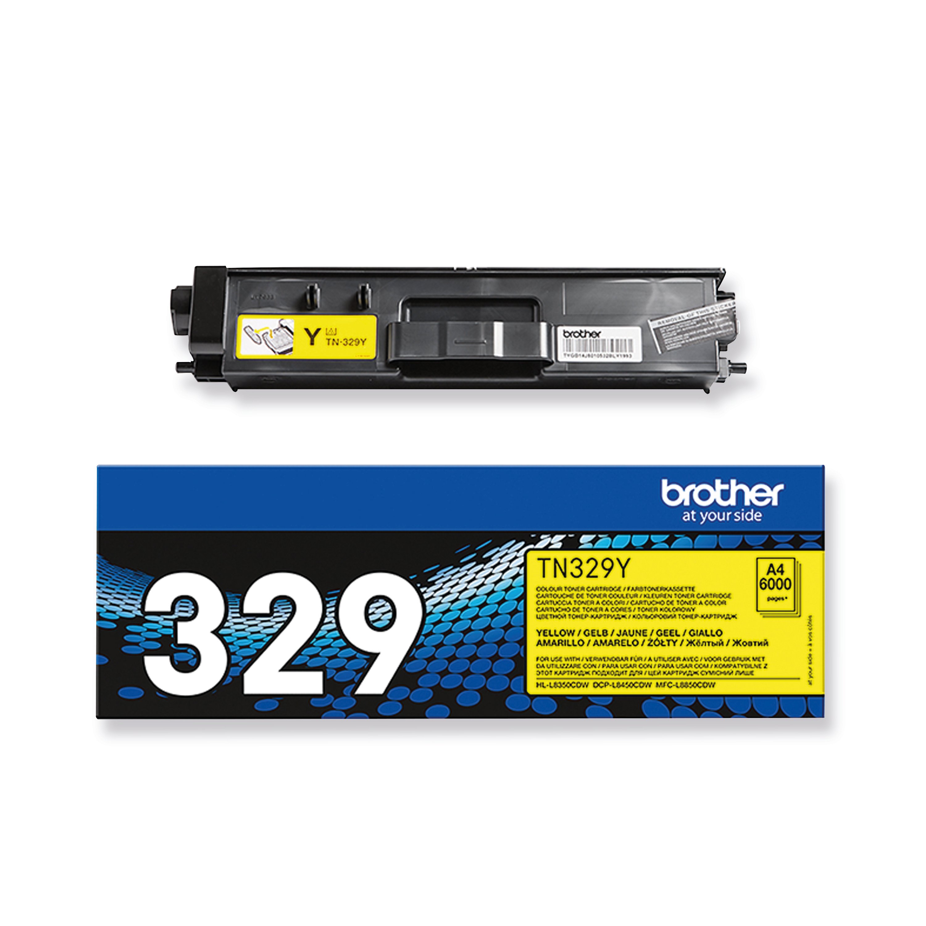 Image of Brother TN-329Y Toner Cartridge Super High Yield Yellow TN329Y