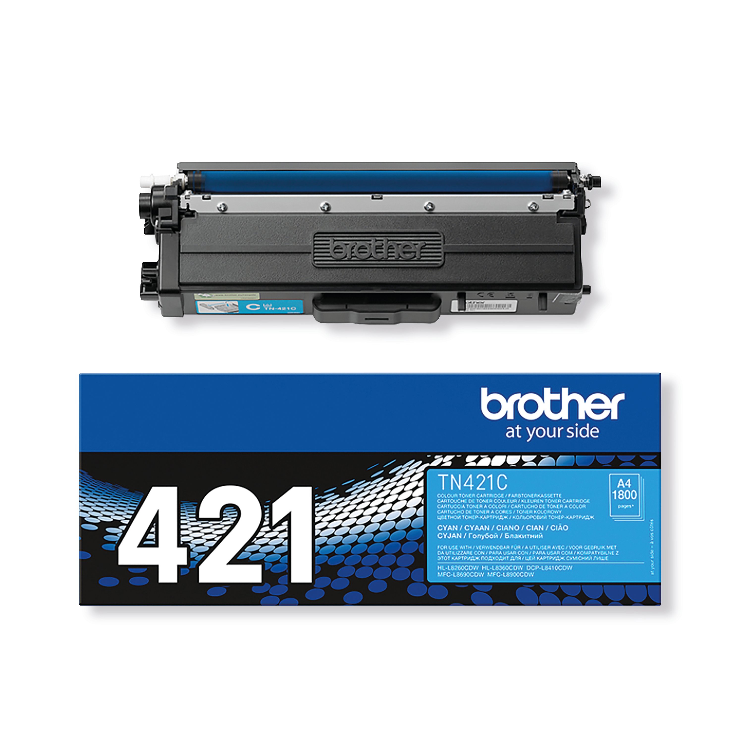 Image of Brother TN-421C Toner Cartridge Cyan TN421C