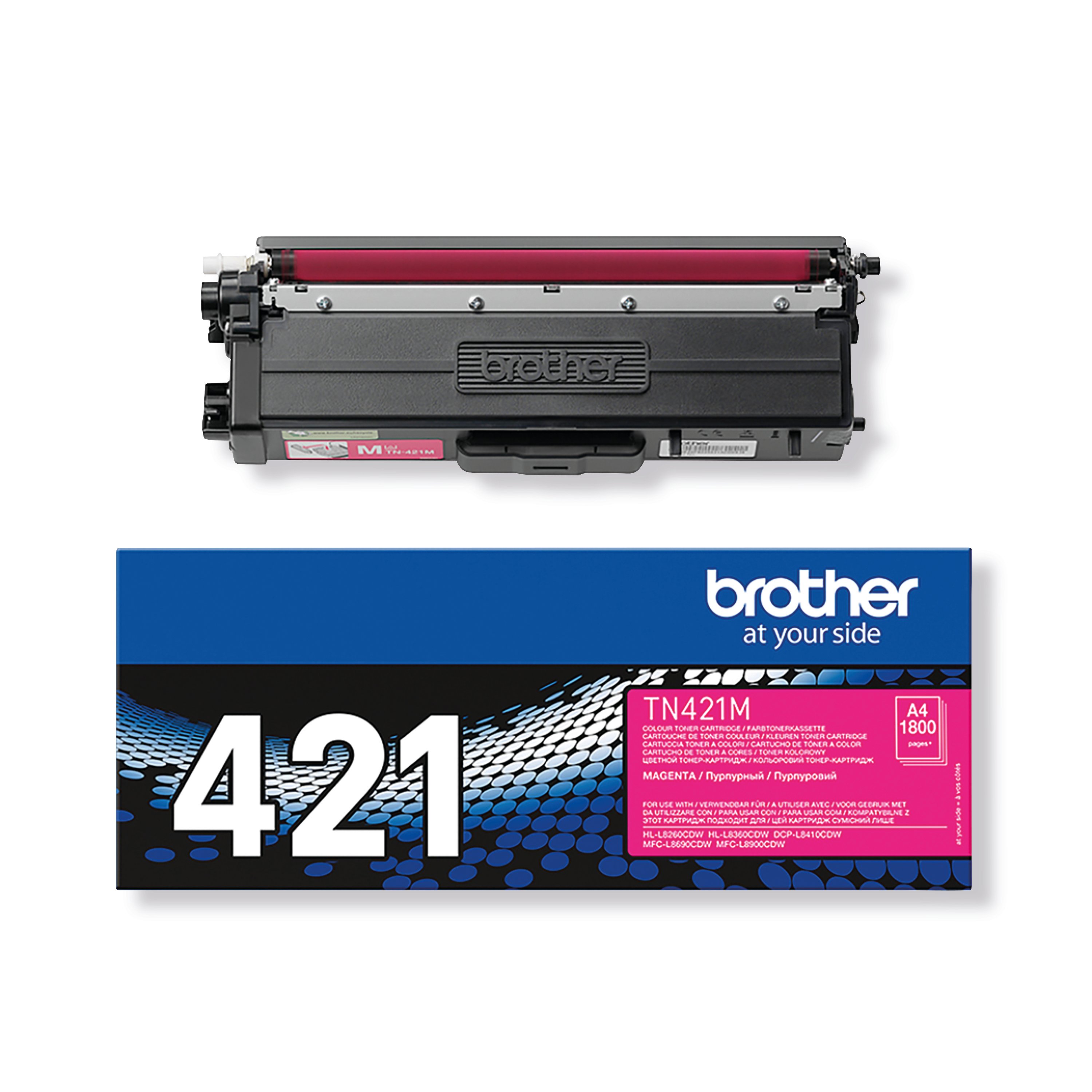 Image of Brother TN-421M Toner Cartridge Magenta TN421M