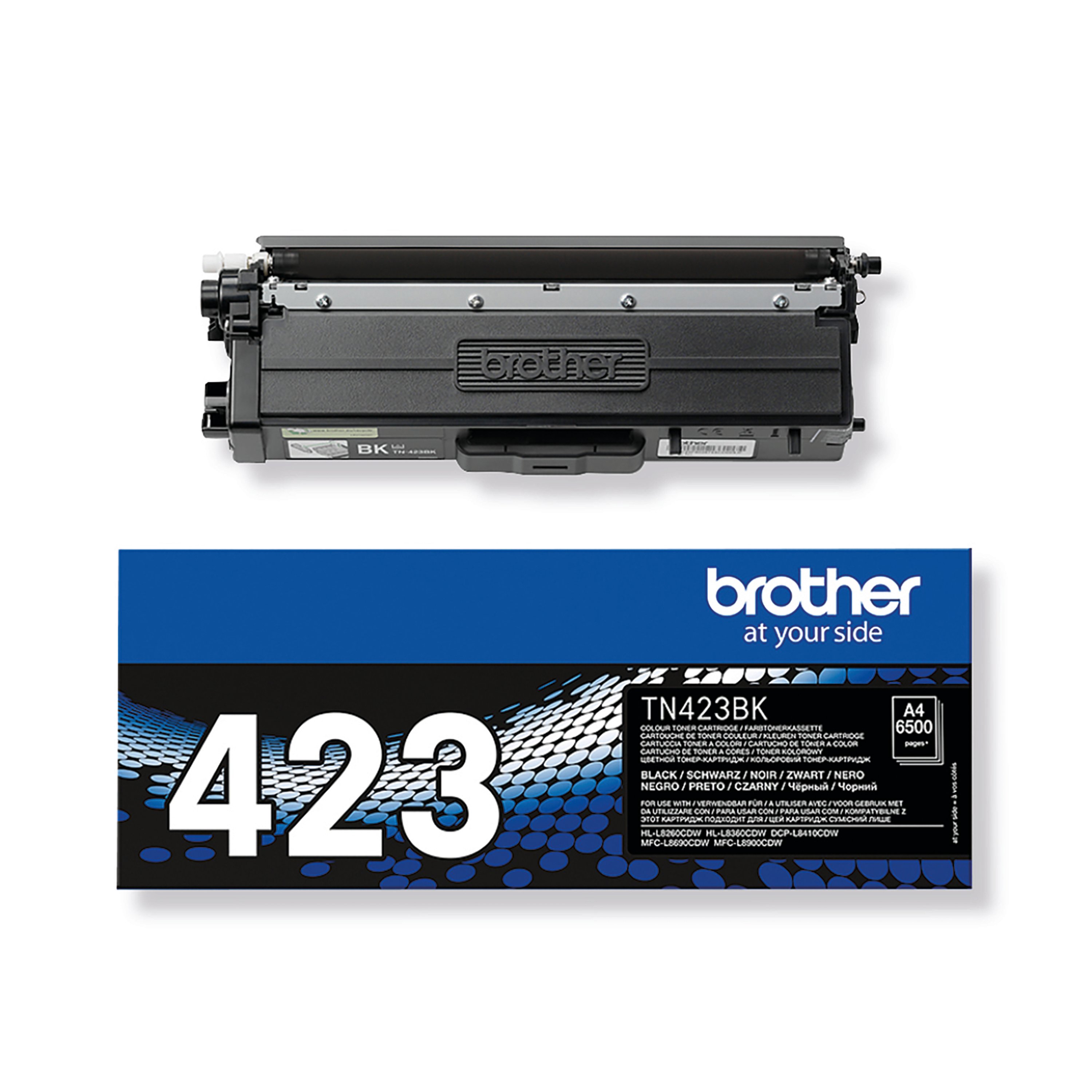 Image of Brother TN-423BK Toner Cartridge High Yield Black TN423BK