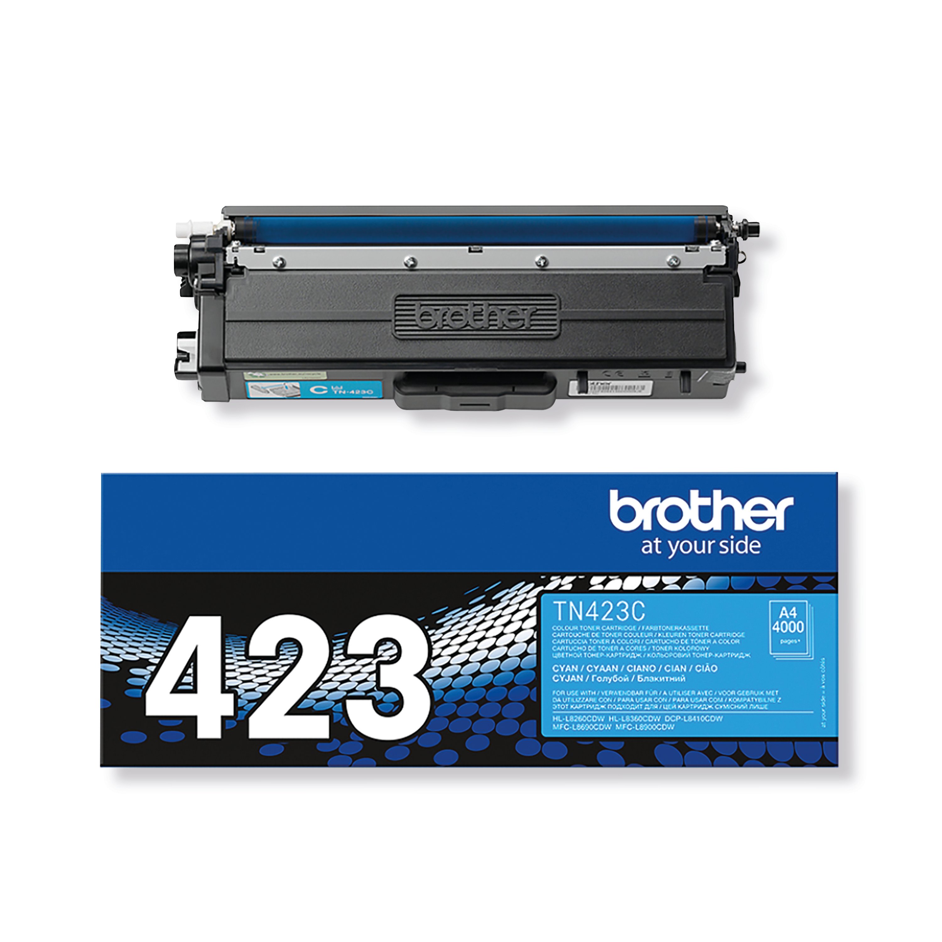 Image of Brother TN-423C Toner Cartridge High Yield Cyan TN423C