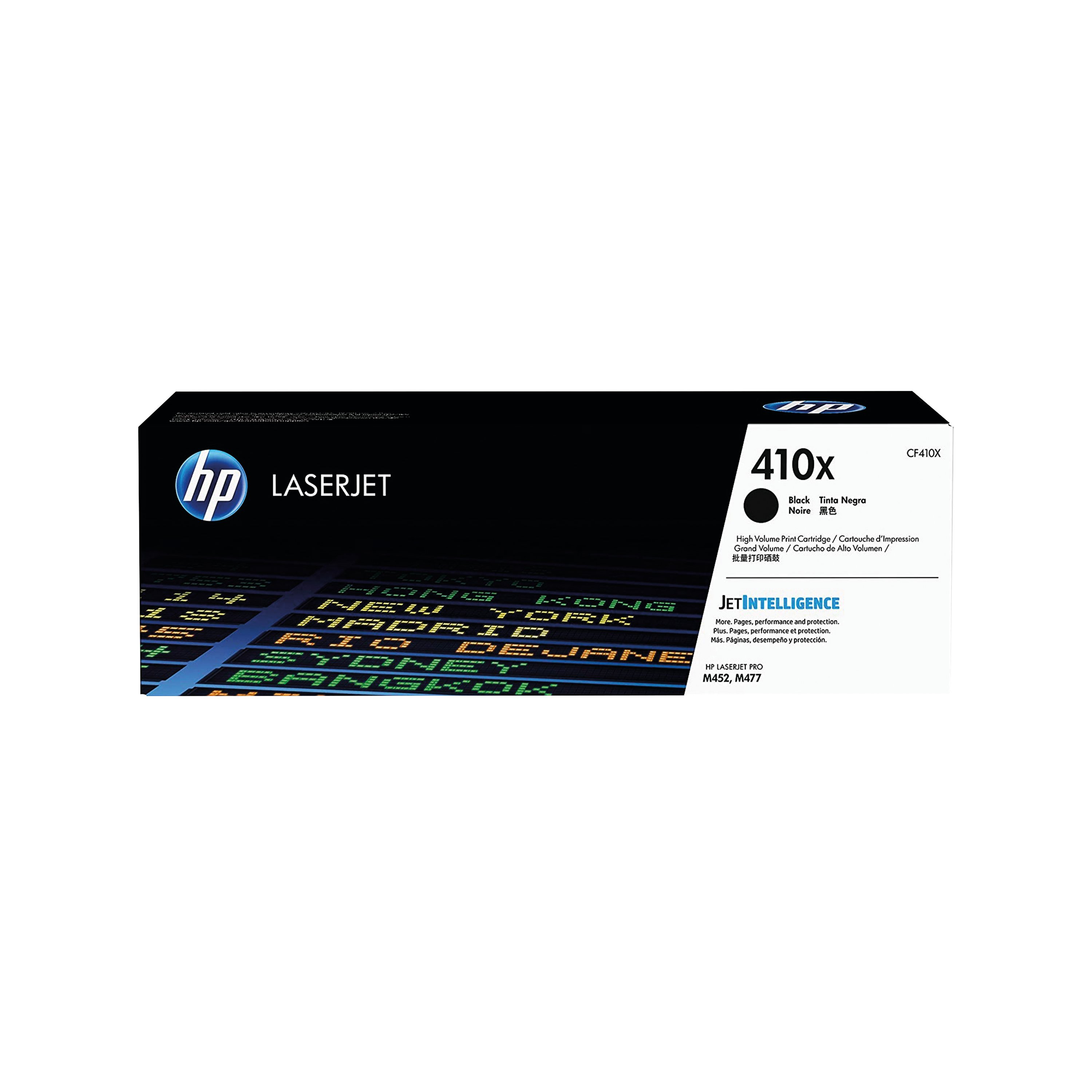 Image of HP 410X Original LaserJet Toner Cartridge High Yield Black CF410X