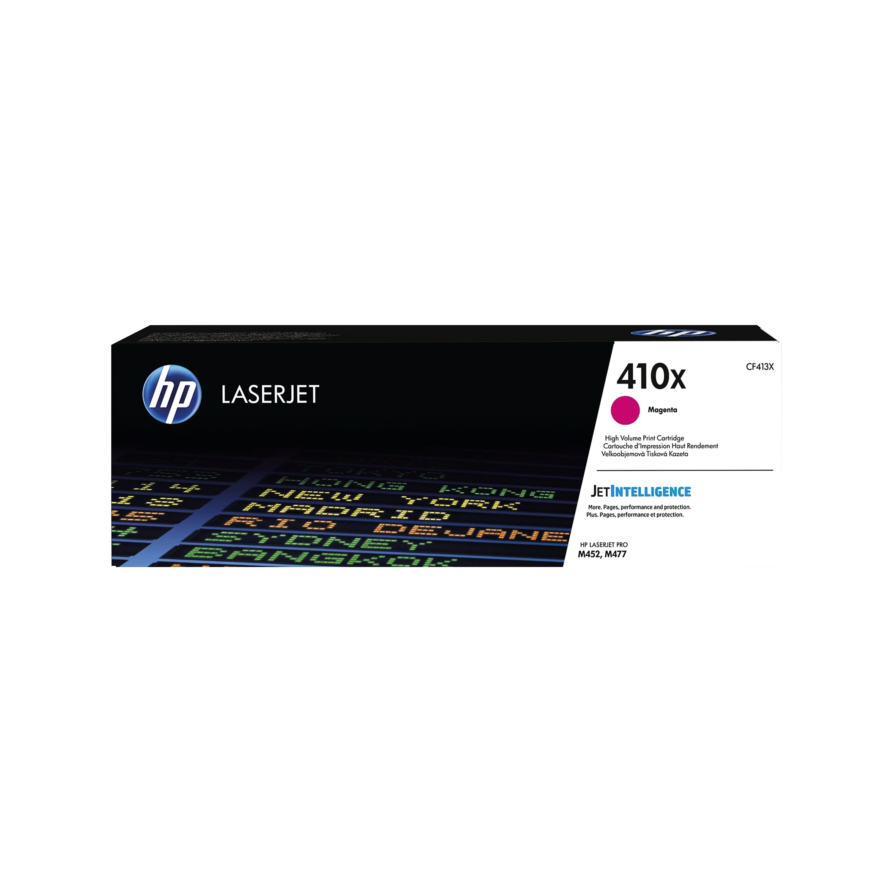 Image of HP 410X Original LaserJet Toner Cartridge High Yield Magenta CF413X