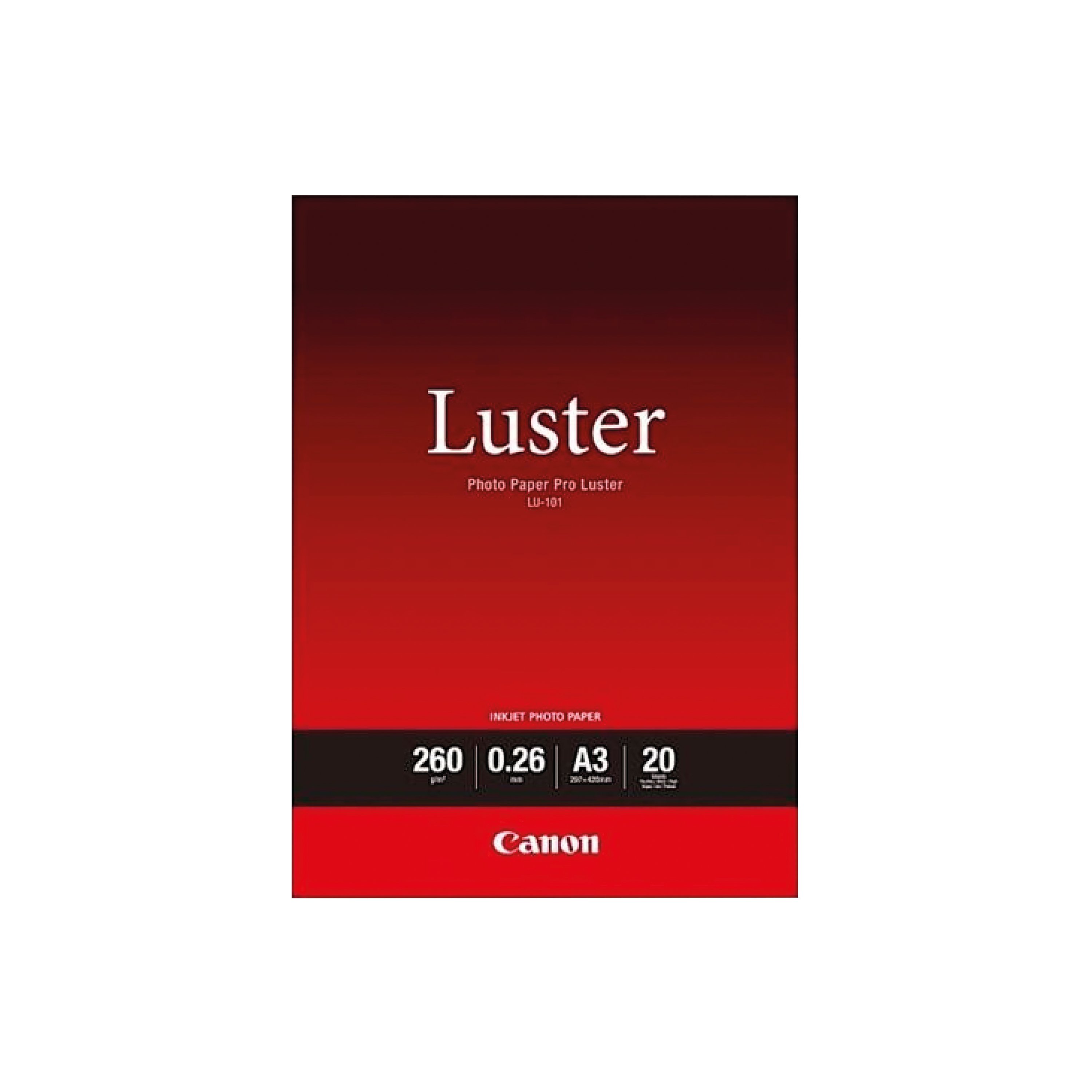 Image of Canon Pro Luster A3 Photo Paper (Pack of 20) 6211B007