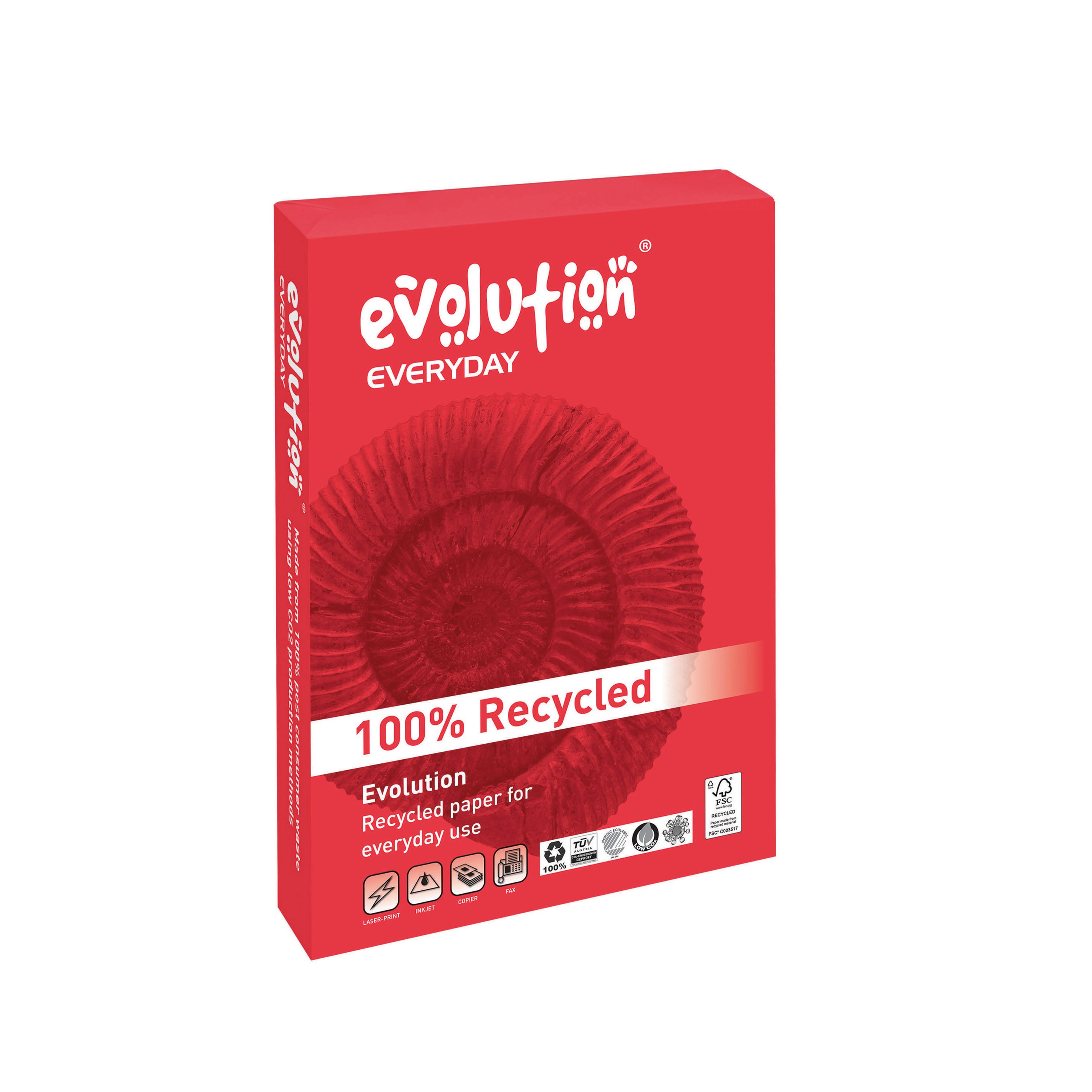 Image of Evolution White Everyday A3 Recycled Paper 80gsm (500 Pack) EVE4280