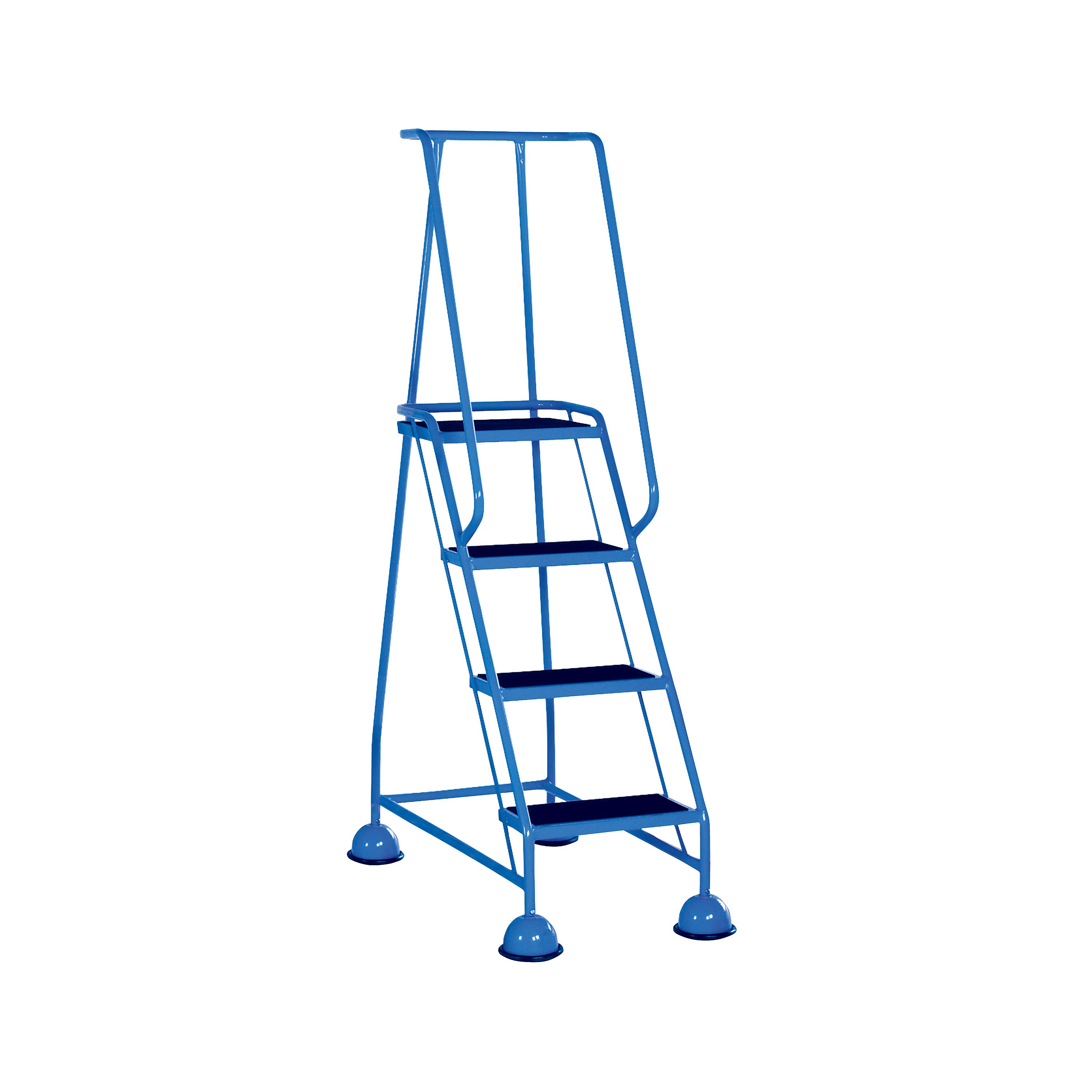 Light Blue 4 Tread Step Ladder Load Capacity: 125Kg 385138