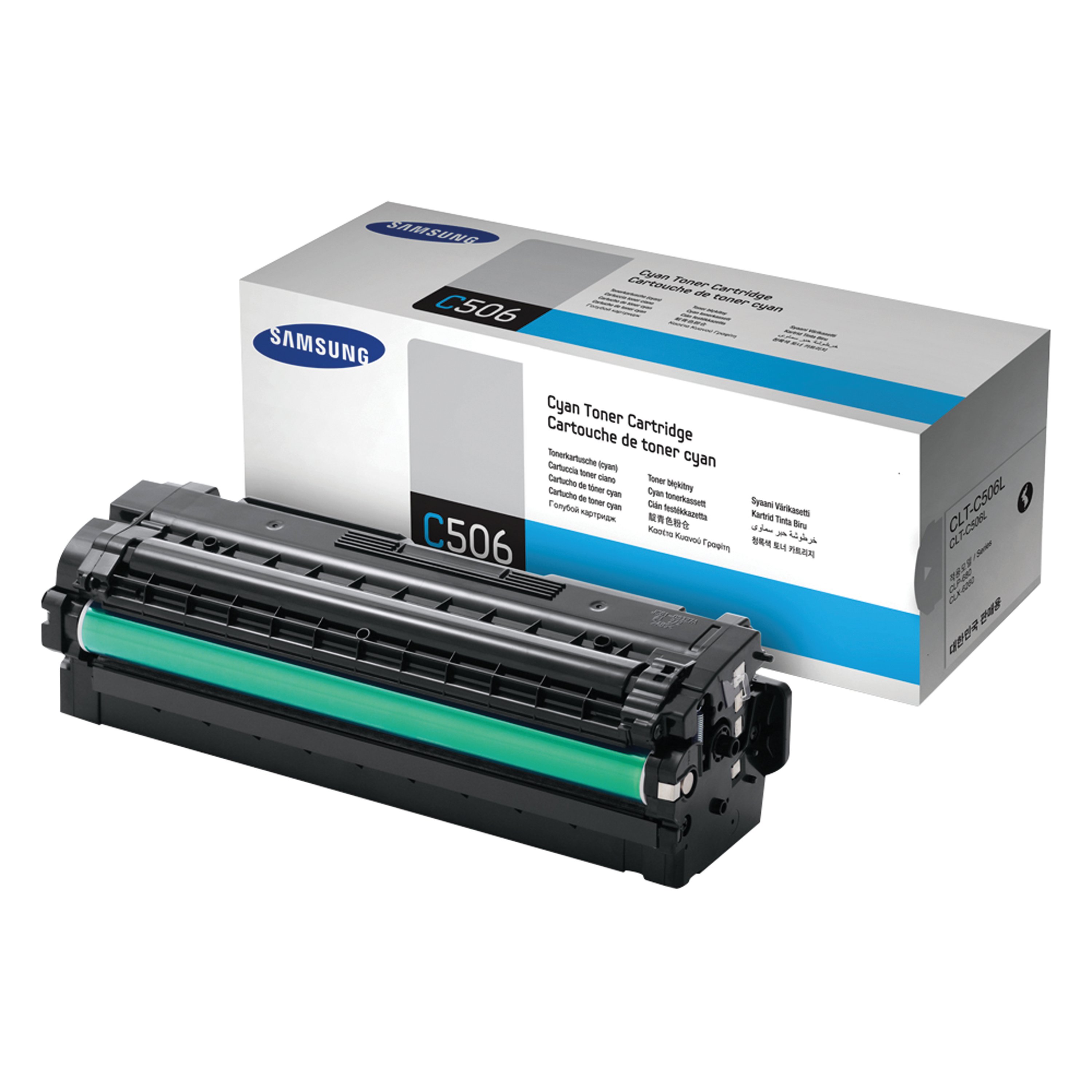 Image of HP CLT-C506L Original Laser Toner Cartridge High Yield Cyan SU038A