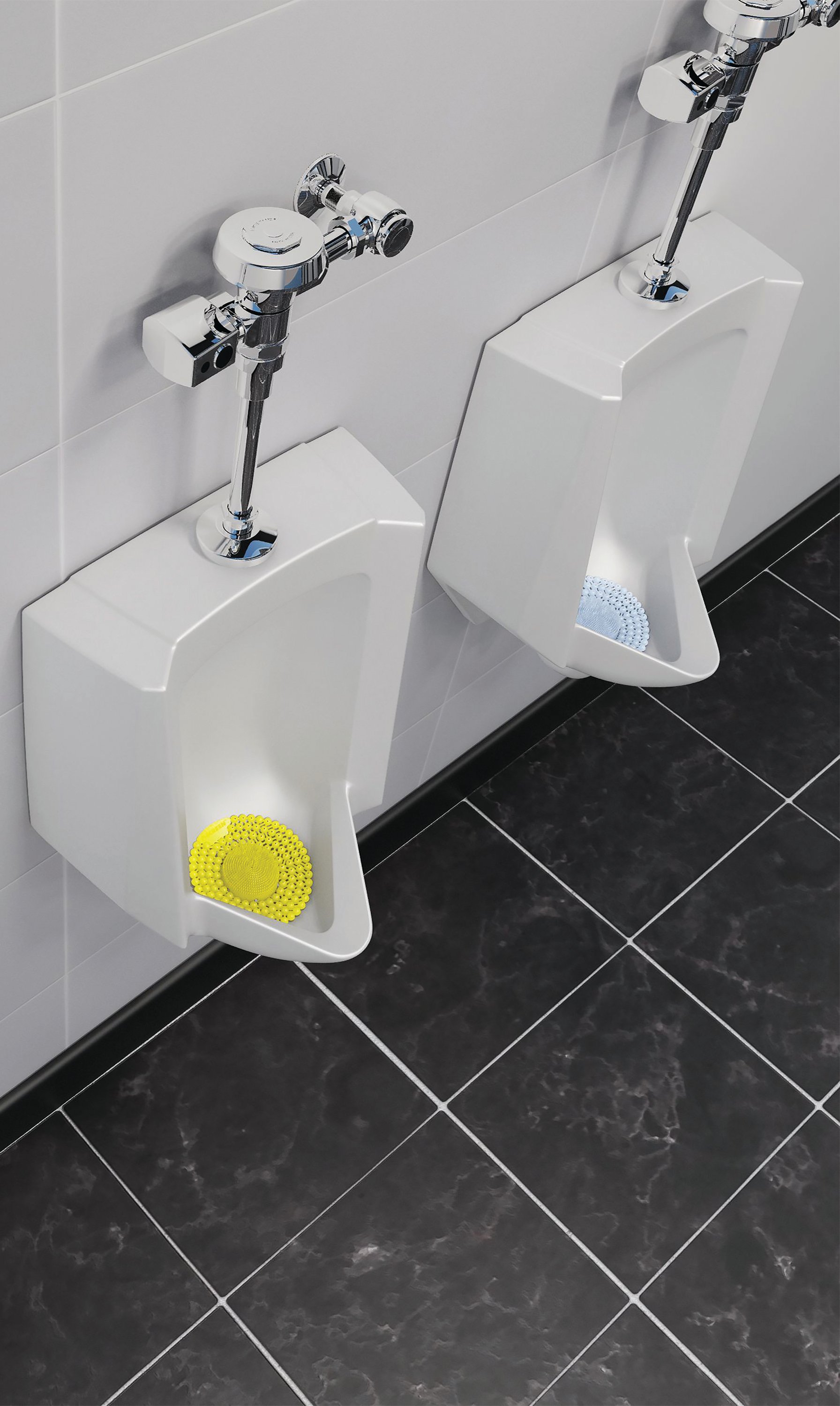 P-Screen Triple Action Urinal Mat Mango Pack of 6 P-SCREEN CITRUS